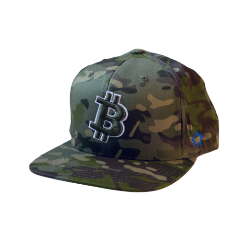 LIMITED EDITION - Black Camo Bitcoin Hat