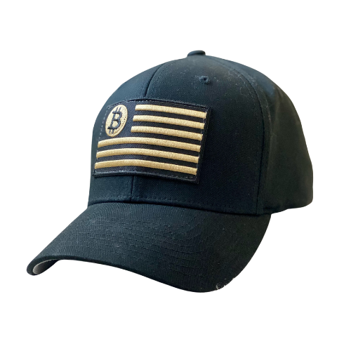 Bitcoin Flag Patch Baseball Hat