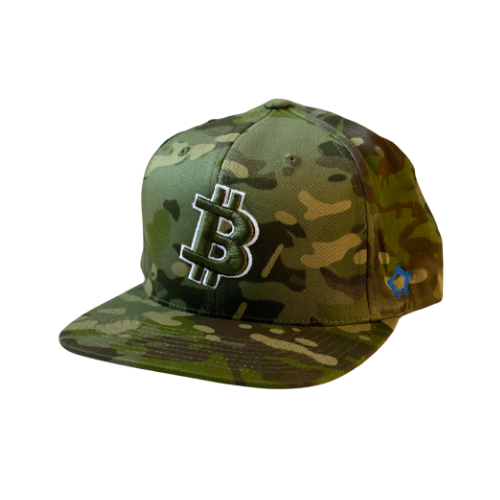 LIMITED EDITION - Green Camo Bitcoin Hat
